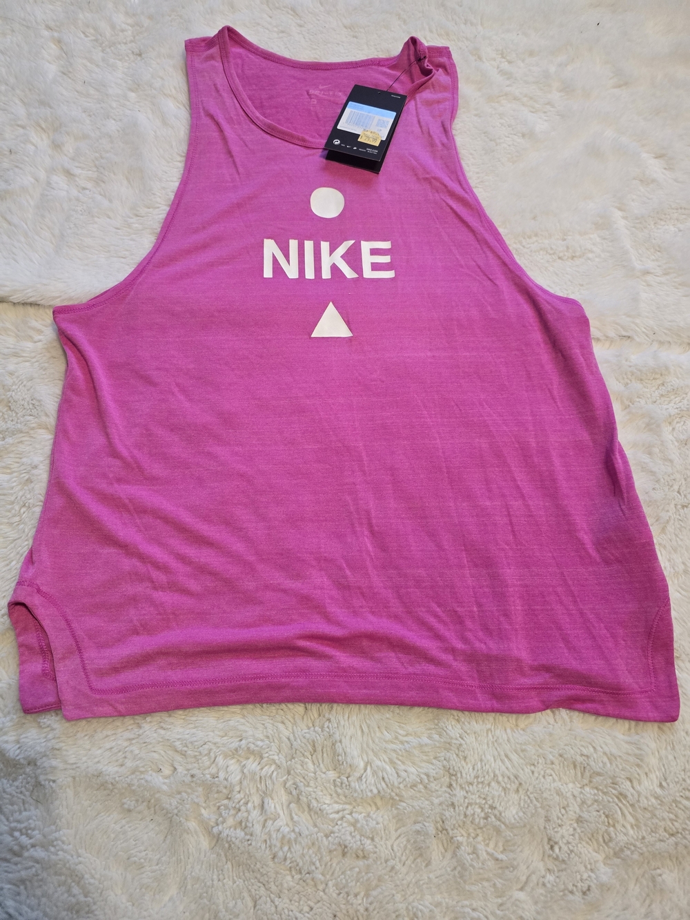 Nike Bright Pink Racerback Performance Tank Top - Picture 3 of 5